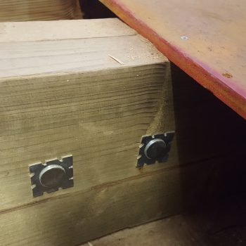 Coach bolt alternative wood work